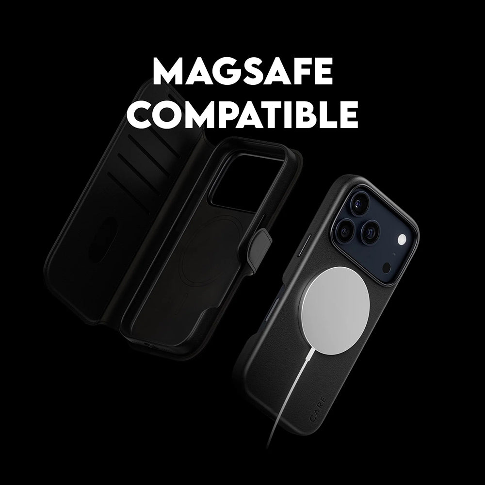MagSafe-skal för Apple iPhone 17 Pro, PanzerGlass, Care Feature Tango Two-in-One, Svart