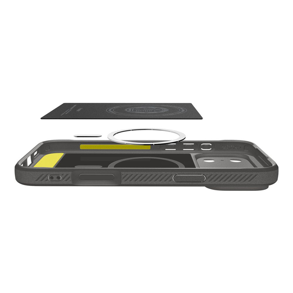 MagSafe-skal för Apple iPhone 17 Pro, Spigen, Rugged Armor, Grå ACS10330
