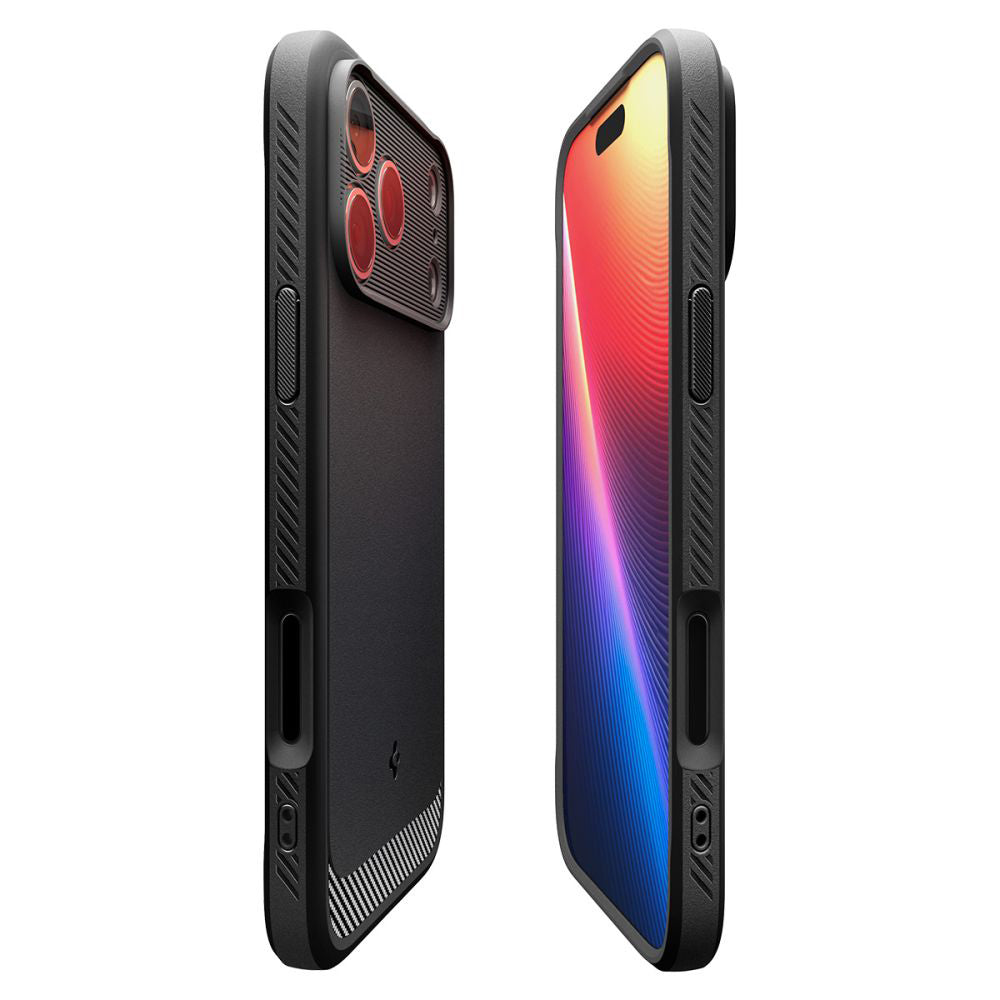 MagSafe-skal för Apple iPhone 17 Pro, Spigen, Rugged Armor, Mattsvart ACS10329