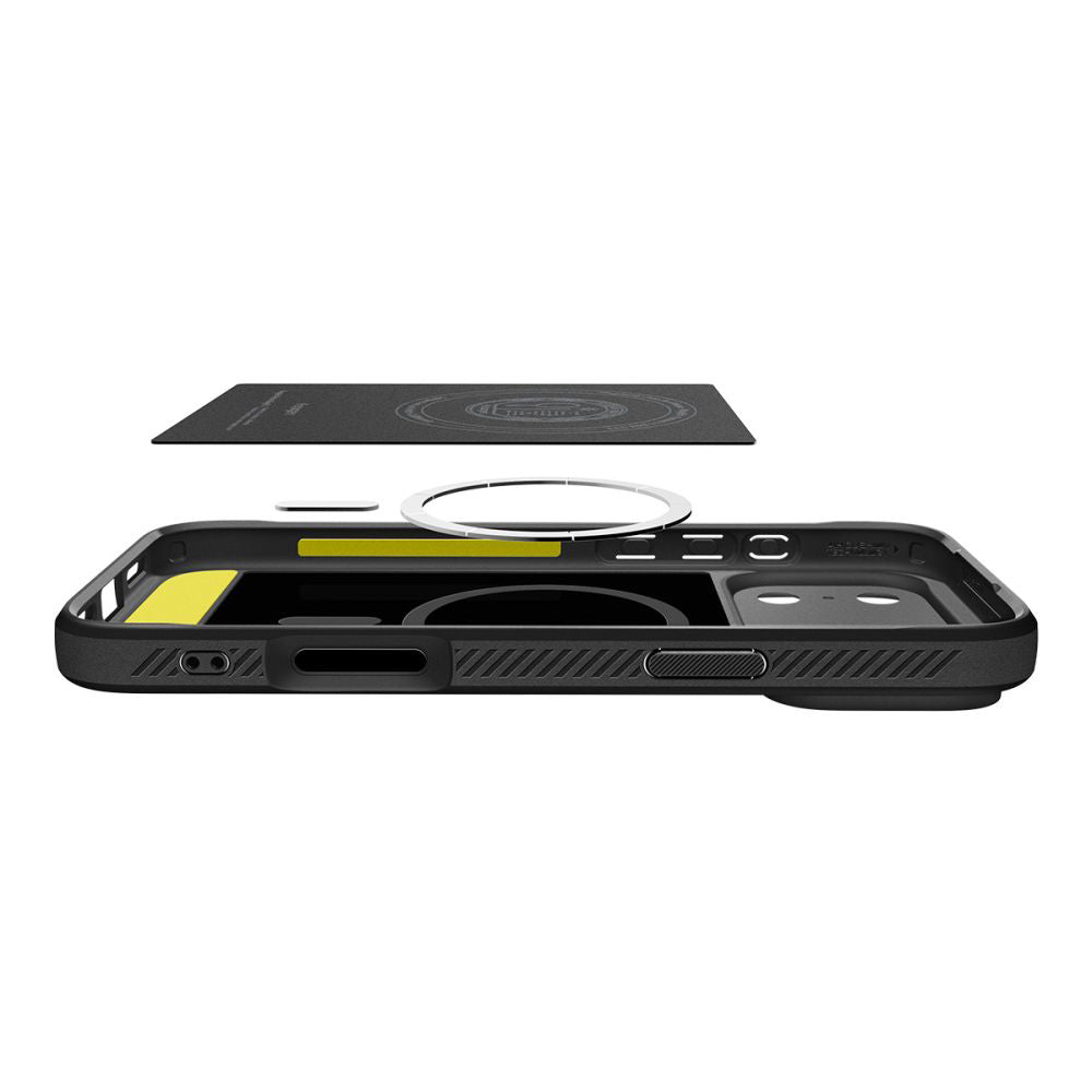 MagSafe-skal för Apple iPhone 17 Pro, Spigen, Rugged Armor, Mattsvart ACS10329