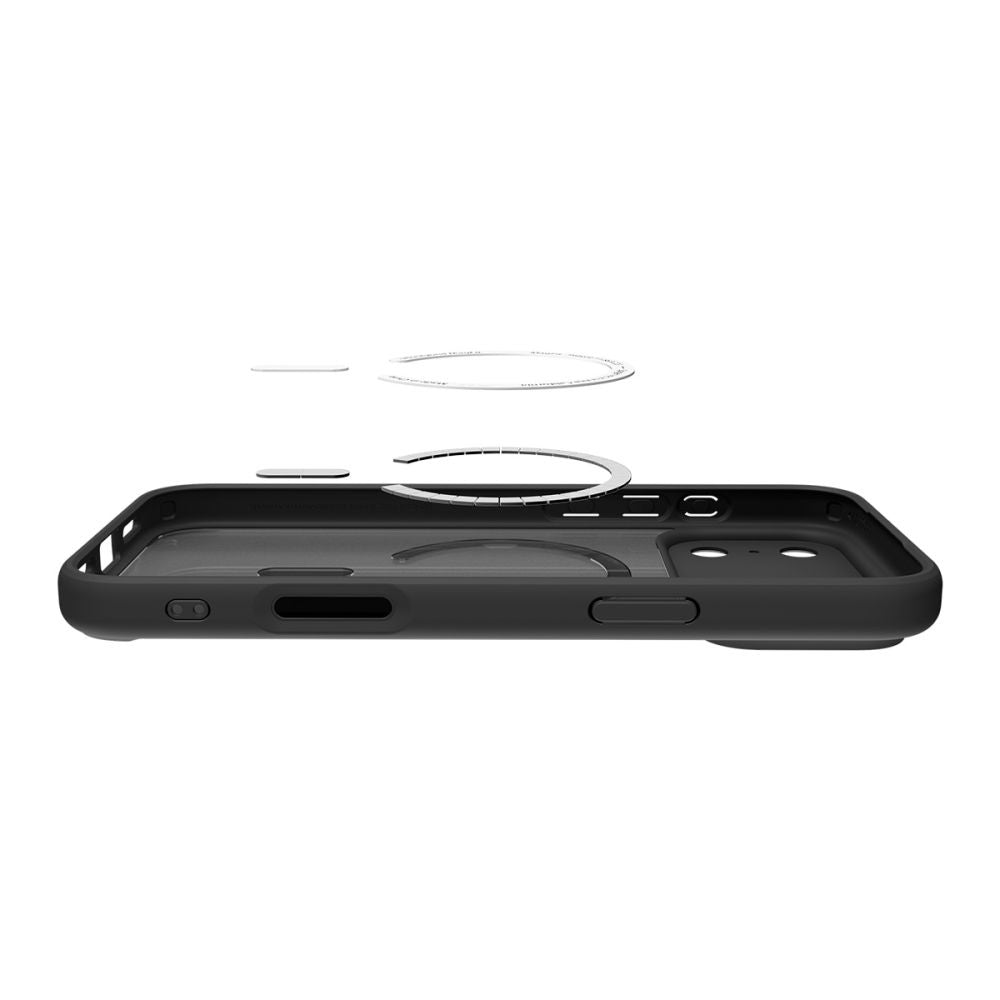 MagSafe-skal för Apple iPhone 17 Pro, Spigen, Ultra Hybrid, Satinsvart ACS10349