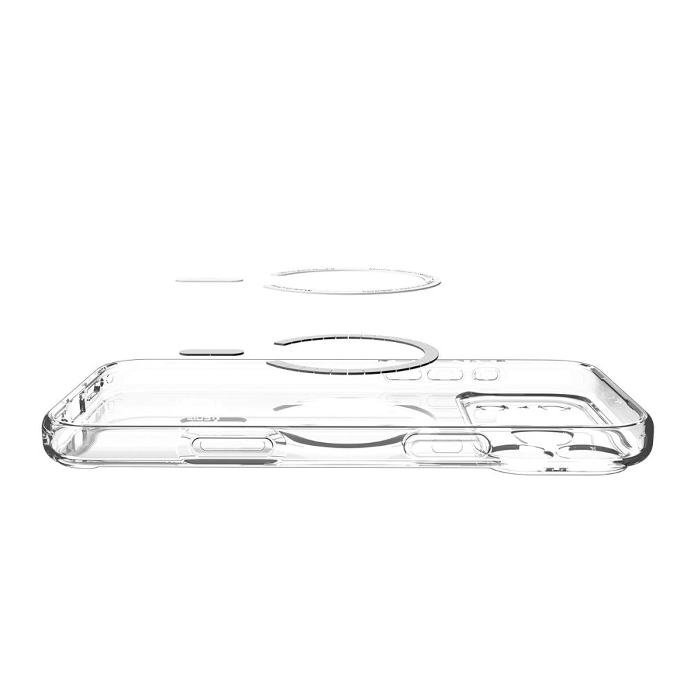 MagSafe-skal för Apple iPhone 17 Pro, Spigen, Ultra Hybrid, Transparent Orange ACS11112