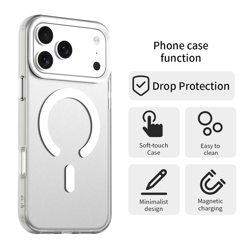 MagSafe-skal för Apple iPhone 17 Pro, Techsuit, CandyCase, Vit