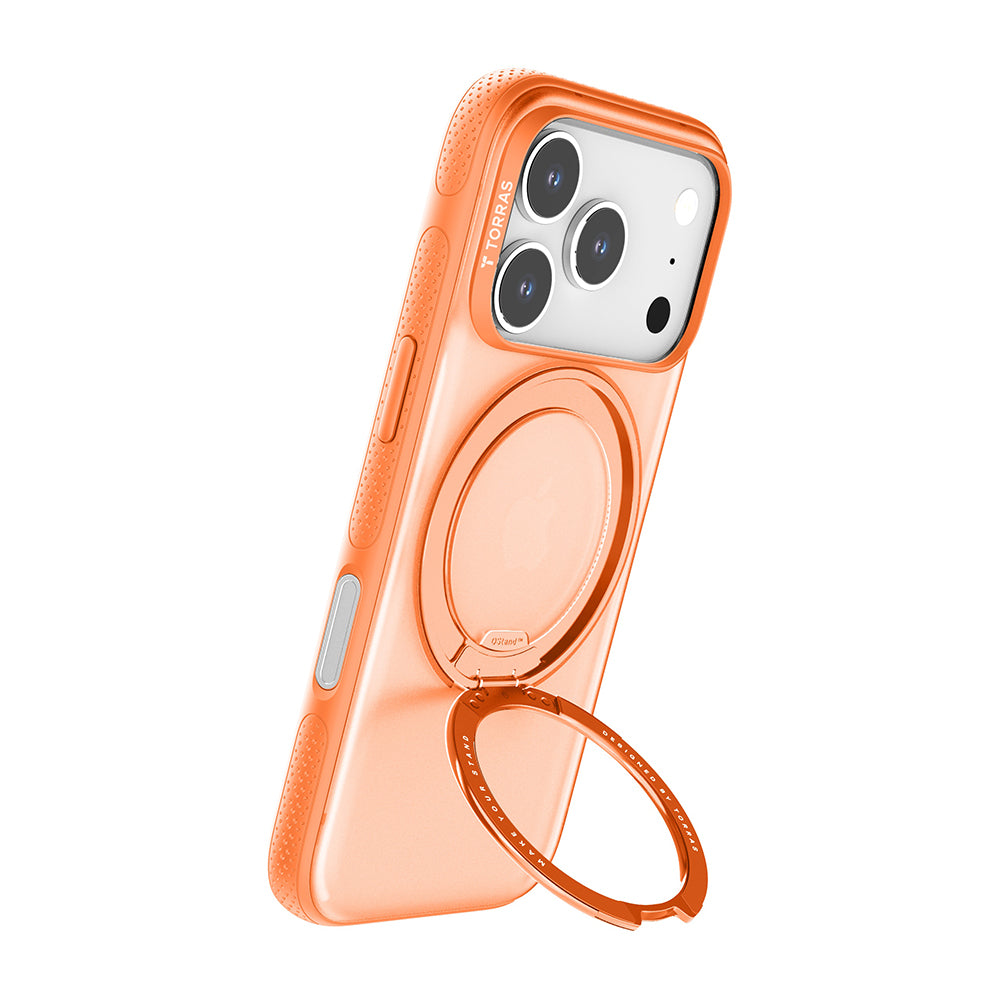MagSafe-skal för Apple iPhone 17 Pro, Torras, Ostand R Fitness, Orange