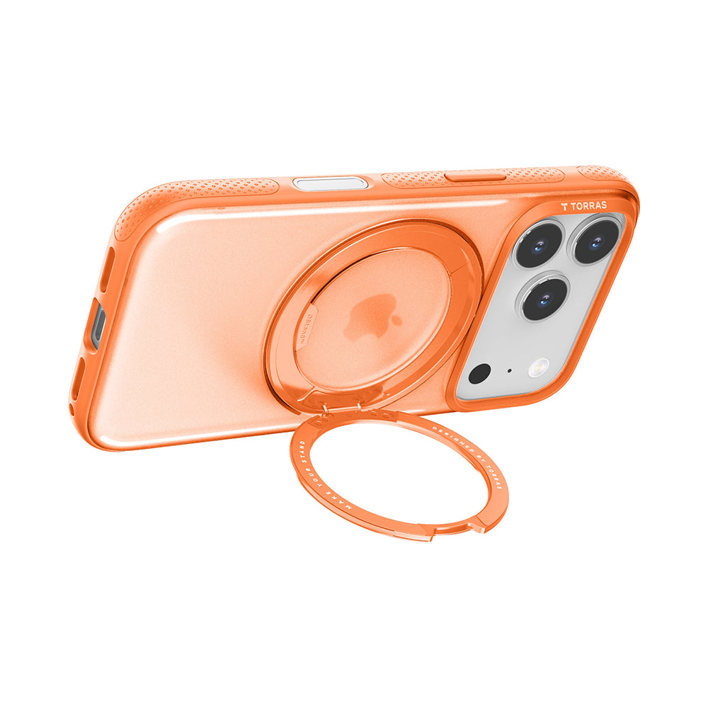 MagSafe-skal för Apple iPhone 17 Pro, Torras, Ostand R Fitness, Orange