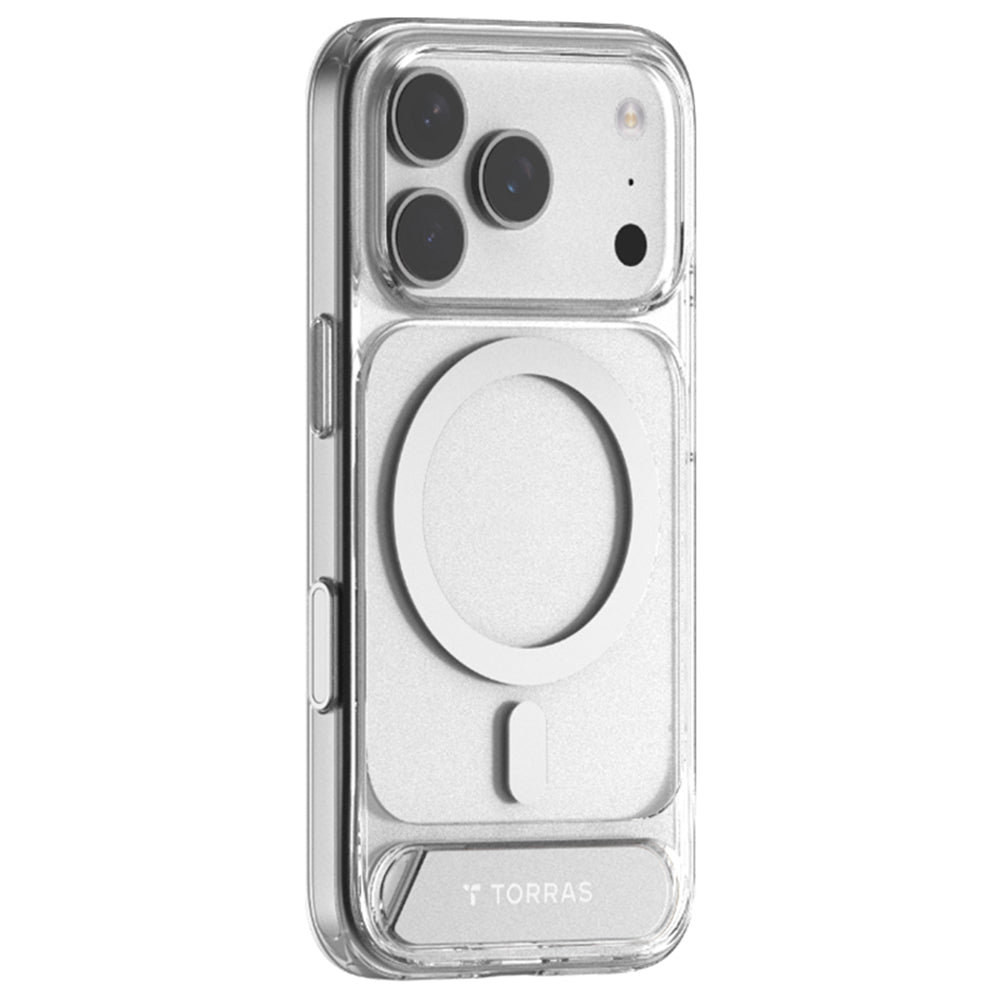 MagSafe-skal för Apple iPhone 17 Pro, Torras, Pstand, Transparent