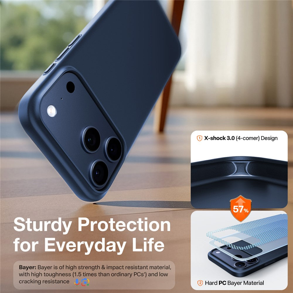 MagSafe Case for Apple iPhone 17 Pro, Torras, SlimFit, Navy Blue