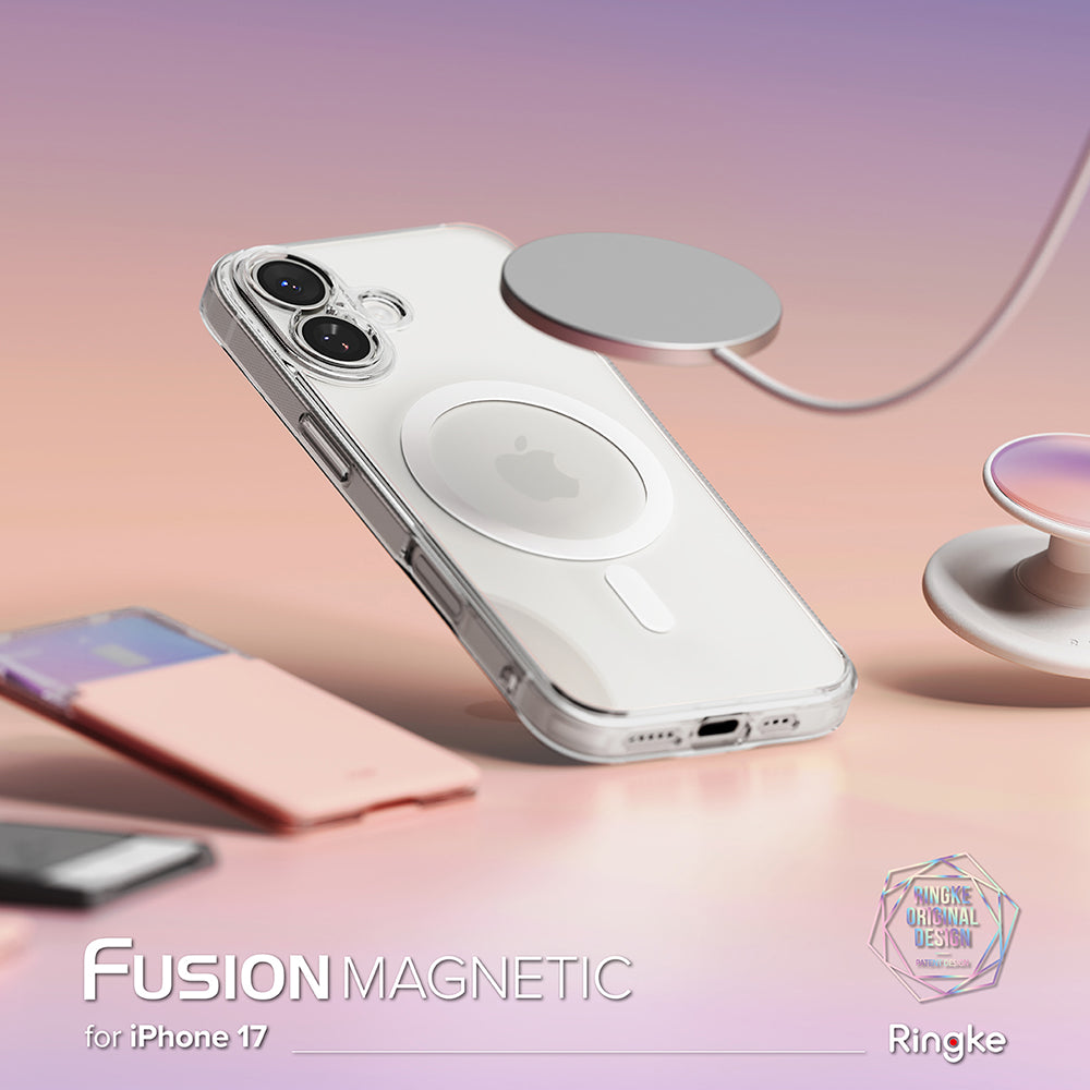 MagSafe Case for Apple iPhone 17, Ringke, Fusion, Matte Transparent