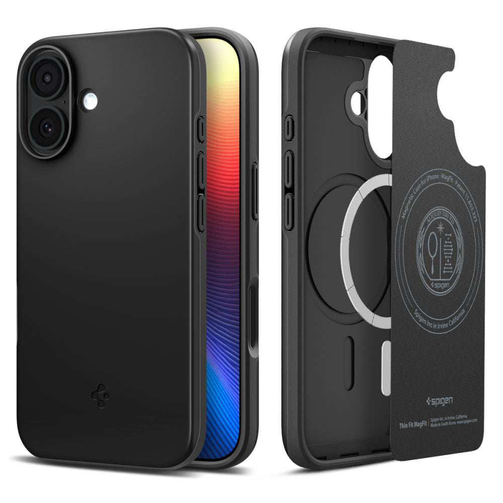 MagSafe Case for Apple iPhone 17, Spigen, Thin Fit, Black ACS10373