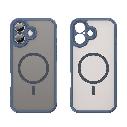 MagSafe-skal för Apple iPhone 17, Techsuit, HaloFrost II, Marinblå