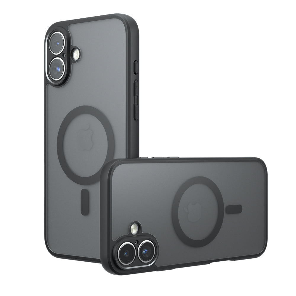 MagSafe Case for Apple iPhone 17, Techsuit, PureFrost, Satin Black