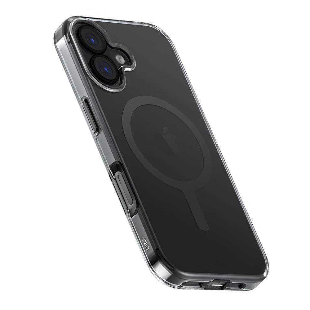 MagSafe-fodral för Apple iPhone 17, UNIQ, Clario MagClick, Rökig