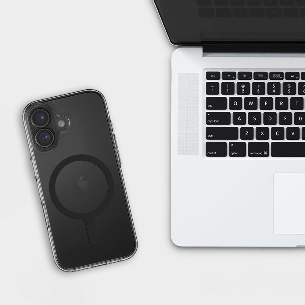 MagSafe-fodral för Apple iPhone 17, UNIQ, Clario MagClick, Rökig