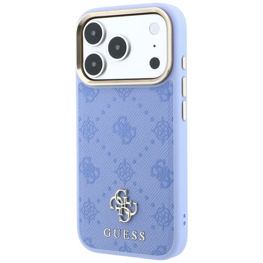 MagSafe-fodral för Apple iPhone 18 Pro / 17 Pro, Guess, Peony 4G Small Logo, Bleu