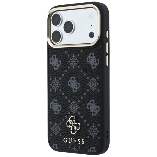 MagSafe-fodral för Apple iPhone 18 Pro / 17 Pro, Guess, Peony 4G Small Logo, Svart