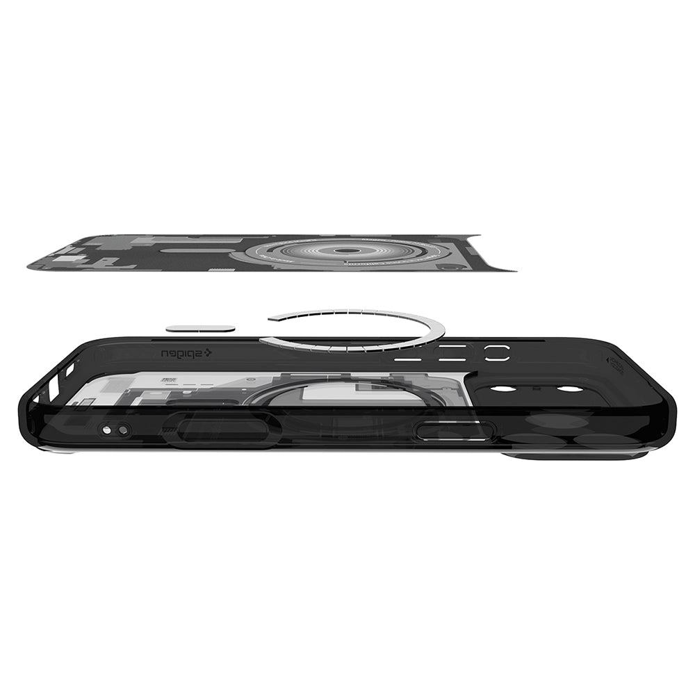 MagSafe-fodral för Apple iPhone 18 Pro / 17 Pro, Spigen, Ultra Hybrid Zero One, Svart ACS12165