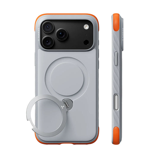 MagSafe-fodral för Apple iPhone 18 Pro / 17 Pro, Torras, Ostand Q3 Rugged, Vit
