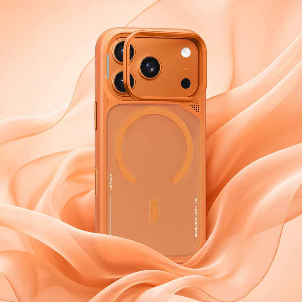 MagSafe-skal för Apple iPhone 18 Pro Max / 17 Pro Max, Blueo, värmeavledande stativ, satinblått