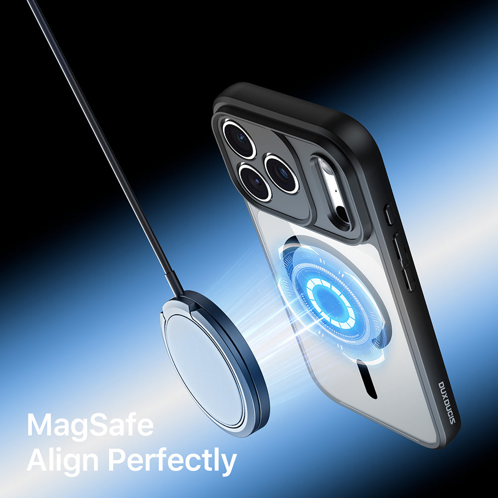 MagSafe-fodral för Apple iPhone 18 Pro Max / 17 Pro Max, DUX DUCIS, Aimo, Svart
