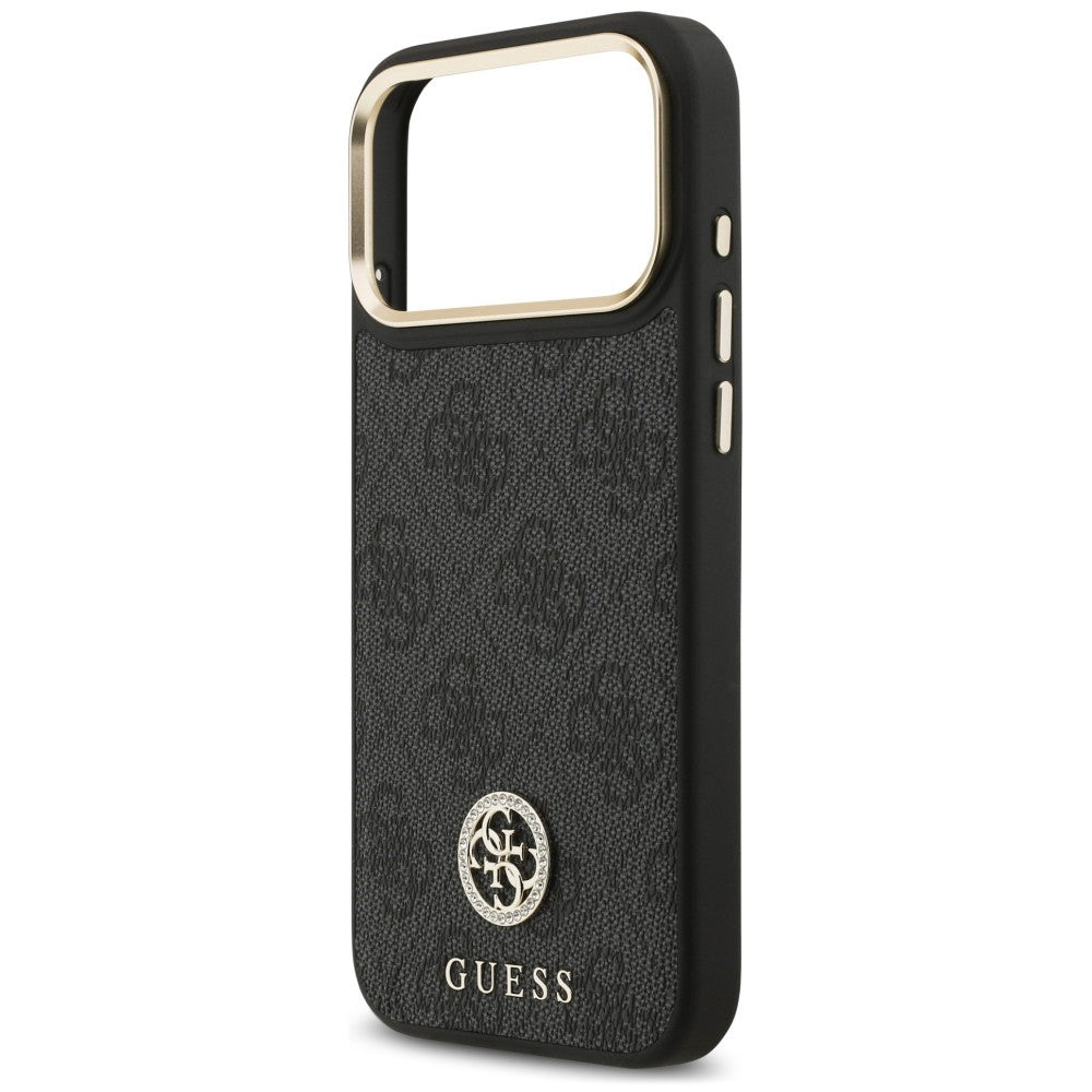 MagSafe-skal för Apple iPhone 18 Pro Max / 17 Pro Max, Guess, 4G Strass Logo, svart