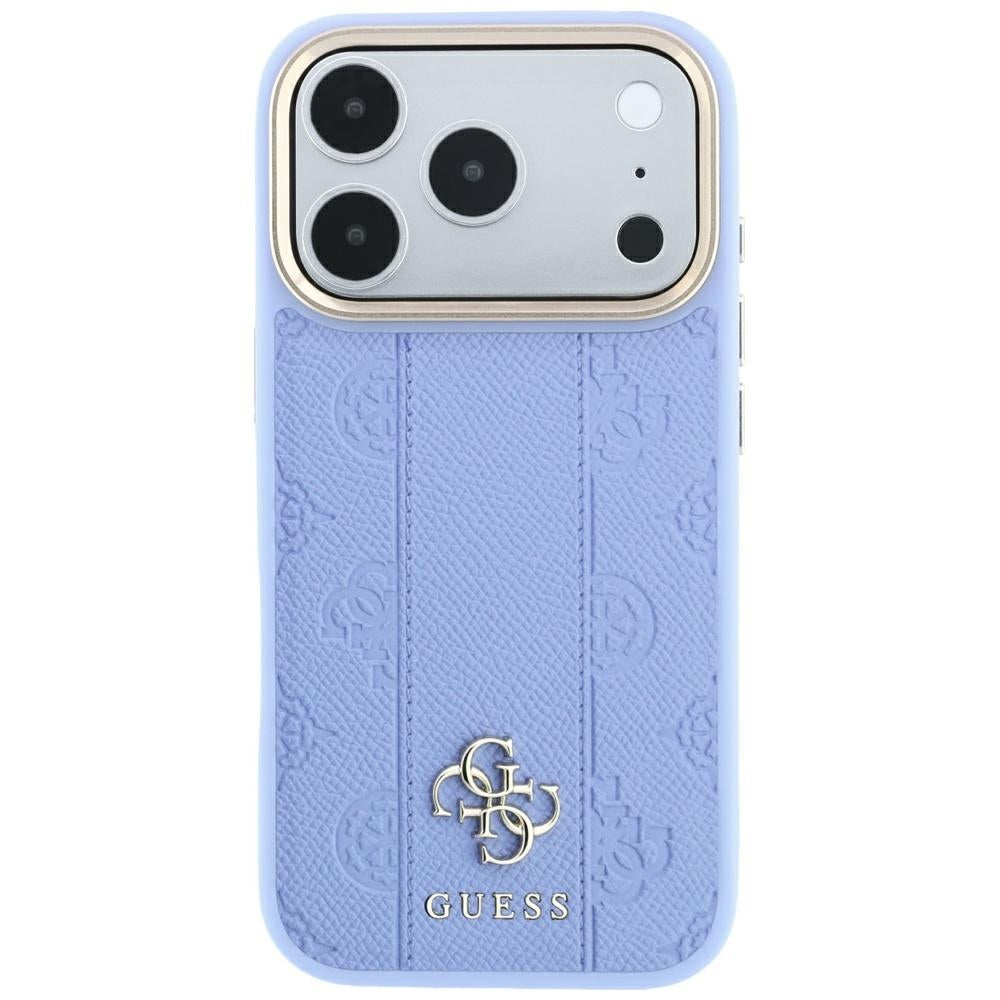 MagSafe-fodral för Apple iPhone 18 Pro Max / 17 Pro Max, Guess, Stripe Peony 4G, Bleu