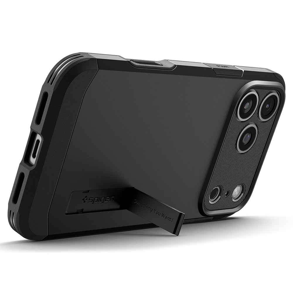 MagSafe-fodral för Apple iPhone 18 Pro Max / 17 Pro Max, Spigen, Tough Armor T, Svart ACS12136