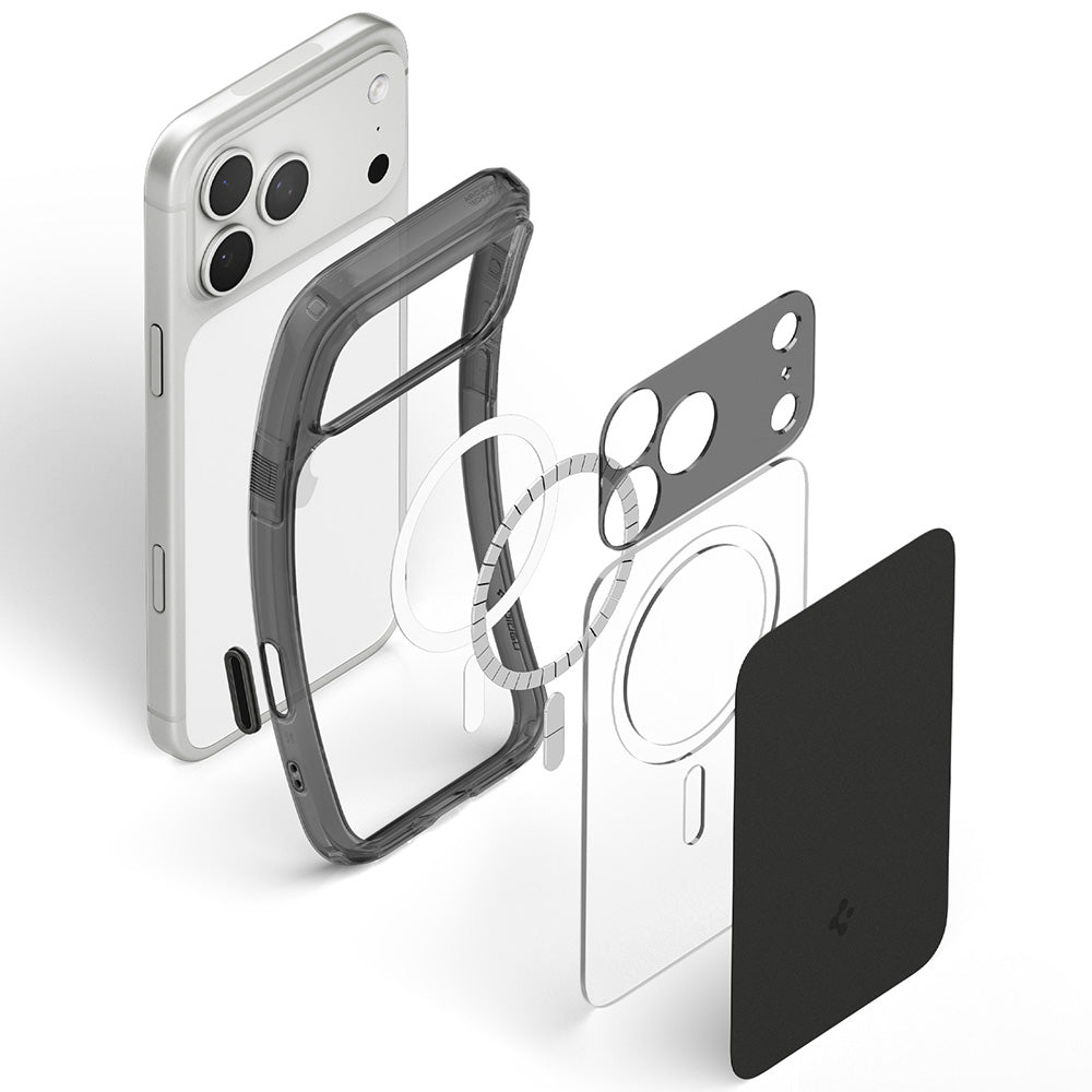 MagSafe-fodral för Apple iPhone 18 Pro Max / 17 Pro Max, Spigen, Ultra Hybrid T, Matt svart ACS12134