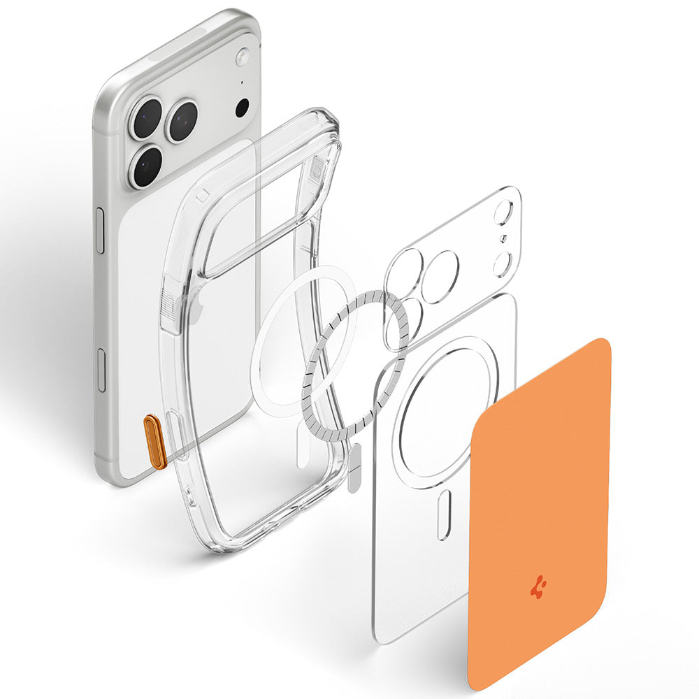 MagSafe-fodral för Apple iPhone 18 Pro Max / 17 Pro Max, Spigen, Ultra Hybrid T, Orange ACS12133