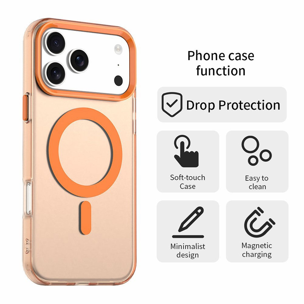 MagSafe-fodral för Apple iPhone 18 Pro Max / 17 Pro Max, Techsuit, CandyCase, Orange