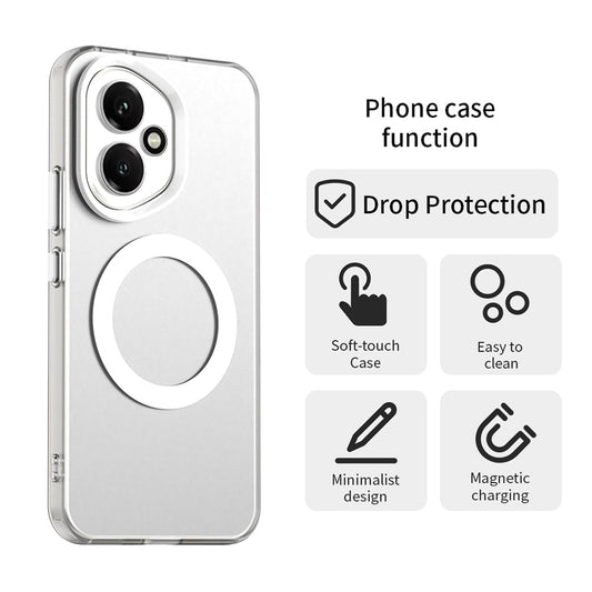 MagSafe-fodral för Honor 400, Techsuit, CandyCase, Vit