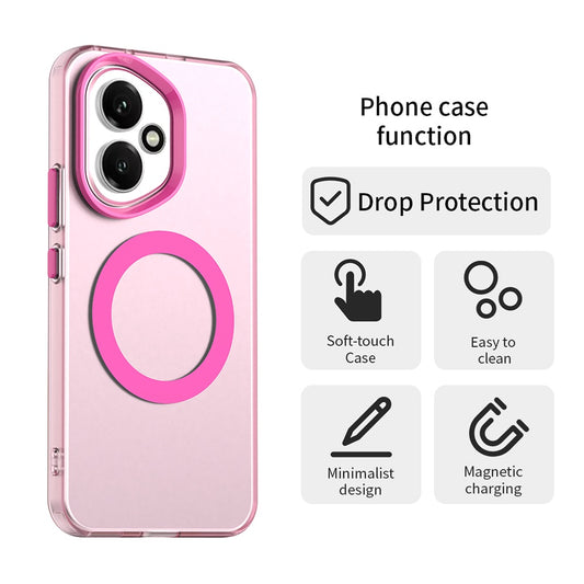 MagSafe-fodral för Honor 400, Techsuit, CandyCase, Rosa