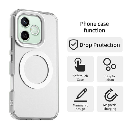 MagSafe-fodral för Honor 600 Lite, Techsuit, CandyCase, Vit