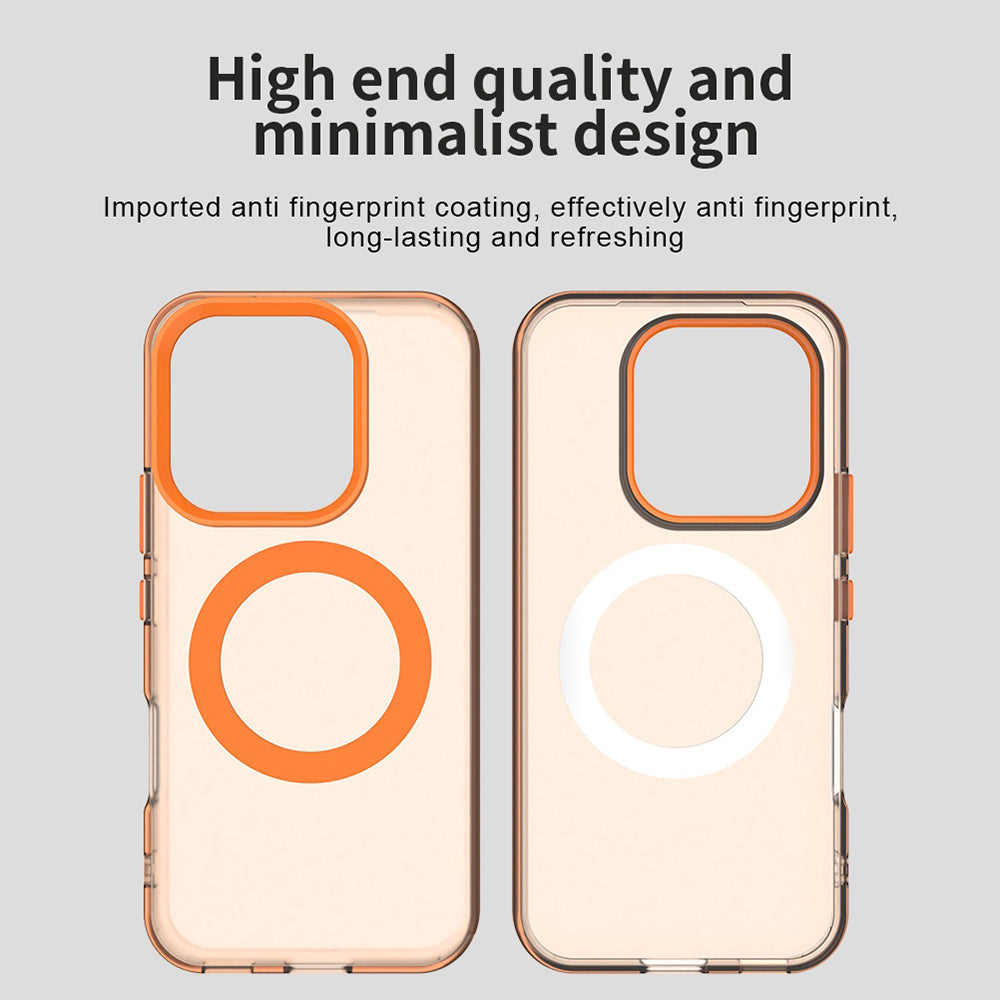 MagSafe-fodral för Honor 600 Pro / 600, Techsuit, CandyCase, Orange