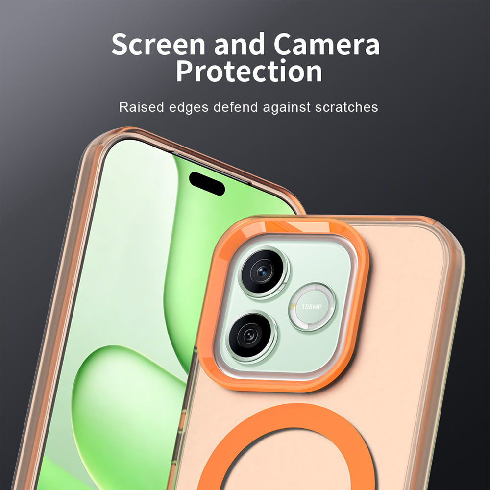 MagSafe-fodral för Honor 600 Pro / 600, Techsuit, CandyCase, Orange