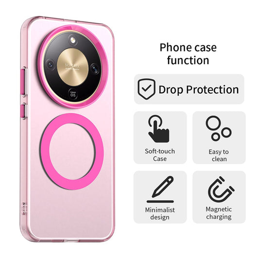 MagSafe-skal för Honor Magic8 Lite, Techsuit, CandyCase, Rosa