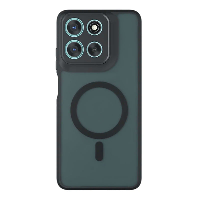 MagSafe-skal för Motorola Moto G67 Power / G57 Power, Techsuit, PureFrost, Satinsvart
