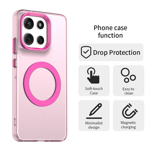 MagSafe Case for Motorola Moto G86, Techsuit, CandyCase, Pink