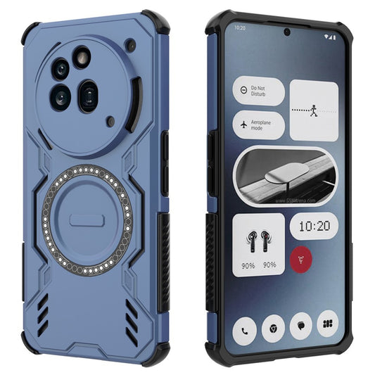 MagSafe-fodral för Nothing Phone (3a) Pro, Techsuit, ArmorMag, Blå