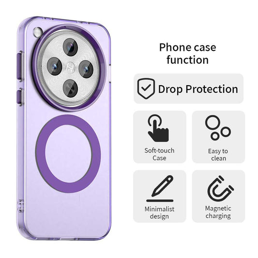 MagSafe-fodral för Oppo Find X8 Pro, Techsuit, CandyCase, Lila