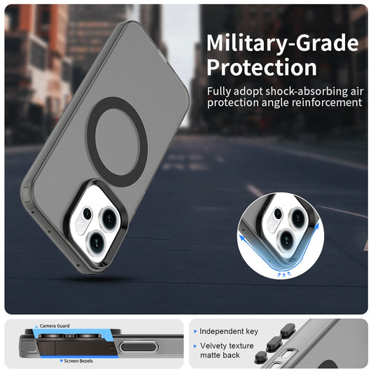 MagSafe-skal för Oppo Reno14, Techsuit, CandyCase, Svart