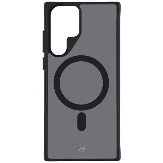MagSafe-fodral för Samsung Galaxy S22 Ultra 5G S908, 3MK, Smoke MagCase, Svart