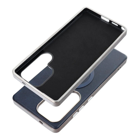 MagSafe-fodral för Samsung Galaxy A36 A366, OEM, Gentleman Mag, Marinblå