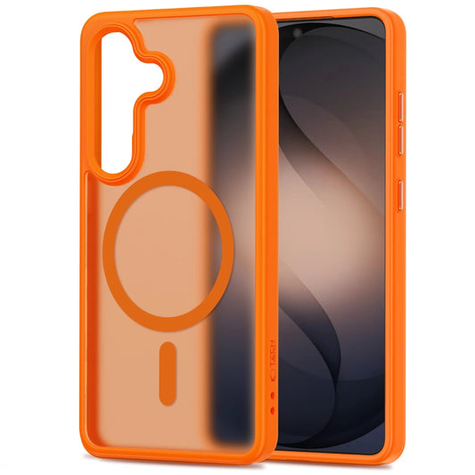 MagSafe-skal för Samsung Galaxy S26 S942, Tech-Protect, Magmat, Matt Orange