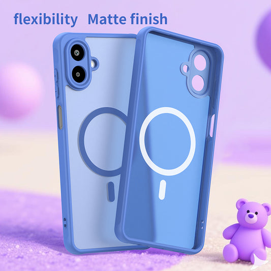 MagSafe-skal för Samsung Galaxy A07 4G A075, Techsuit, HaloFrost II, Blå