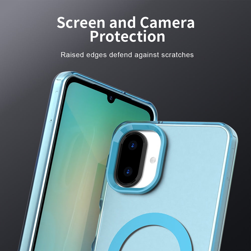 MagSafe-fodral för Samsung Galaxy A07 4G A075, Techsuit, CandyCase, Blå