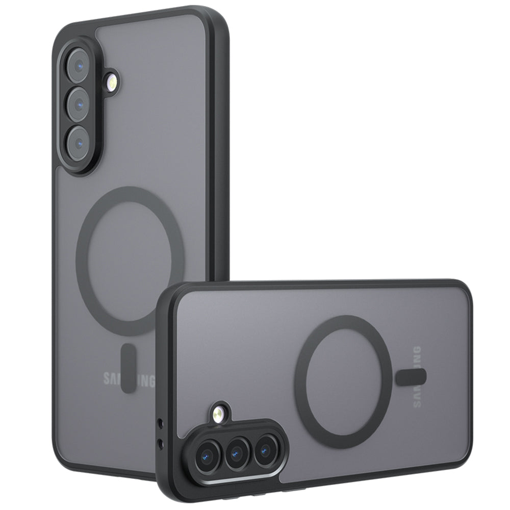 MagSafe-fodral för Samsung Galaxy A26 A266, Techsuit, PureFrost, Svart