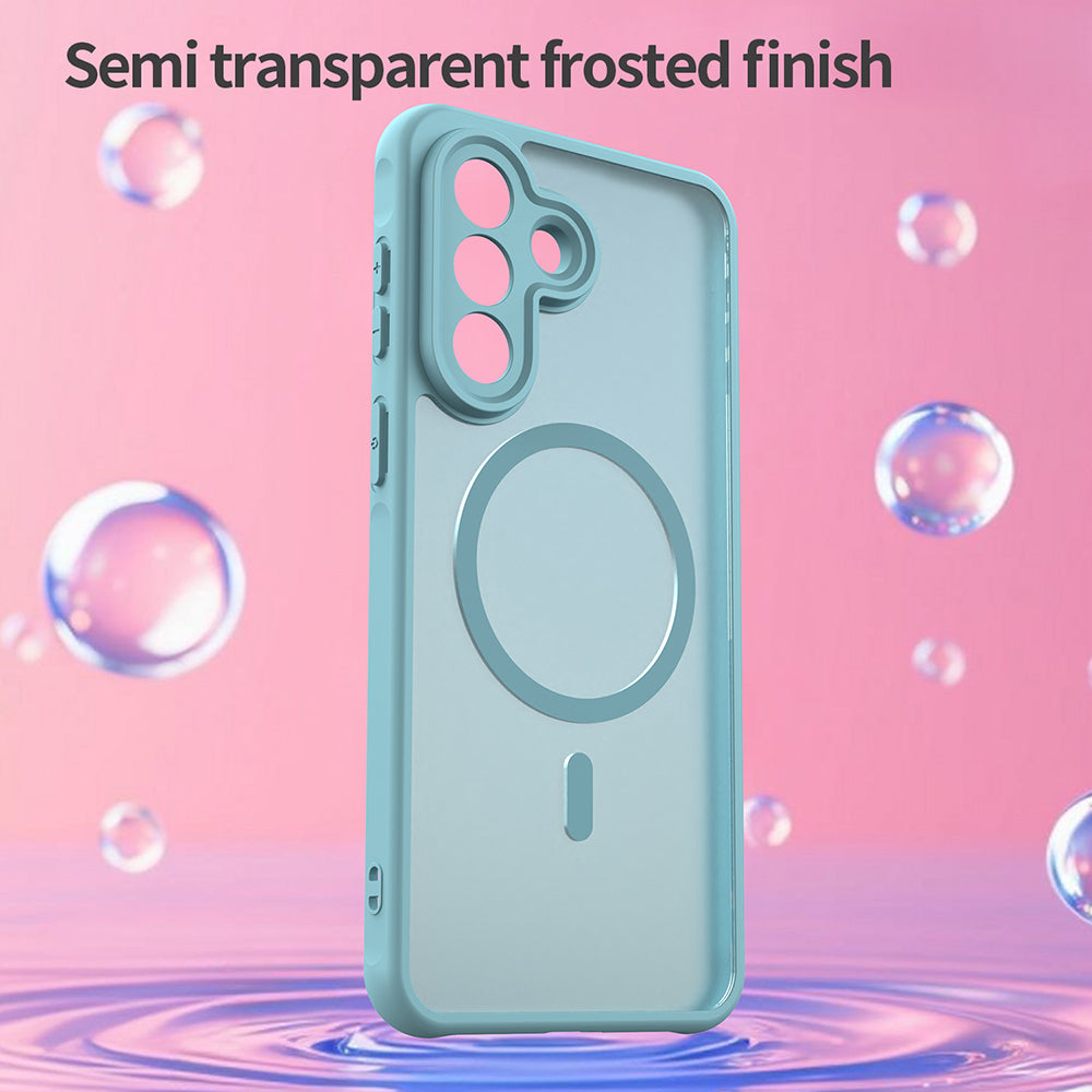 MagSafe-fodral för Samsung Galaxy A27 5G, Techsuit, HaloFrost II, Ljusgrön