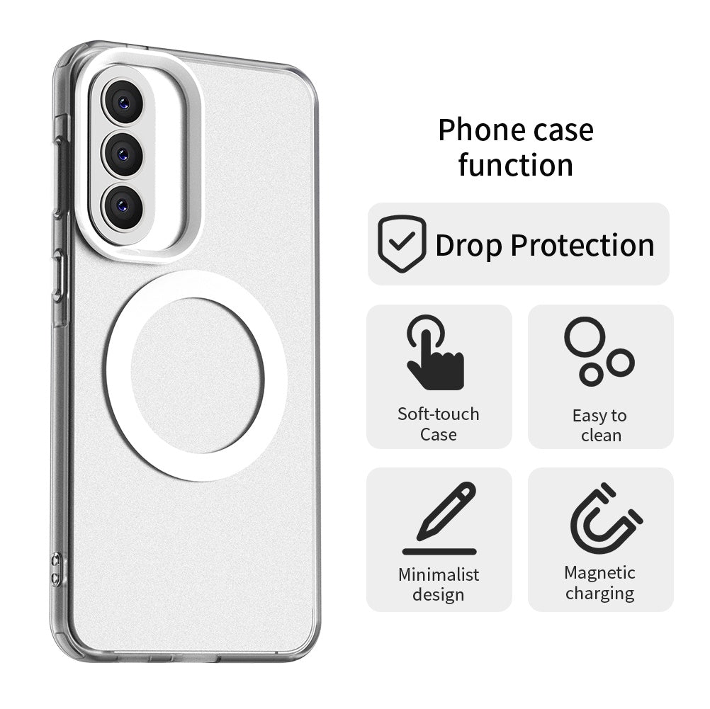 MagSafe-skal för Samsung Galaxy A37 5G, Techsuit, CandyCase, Vit