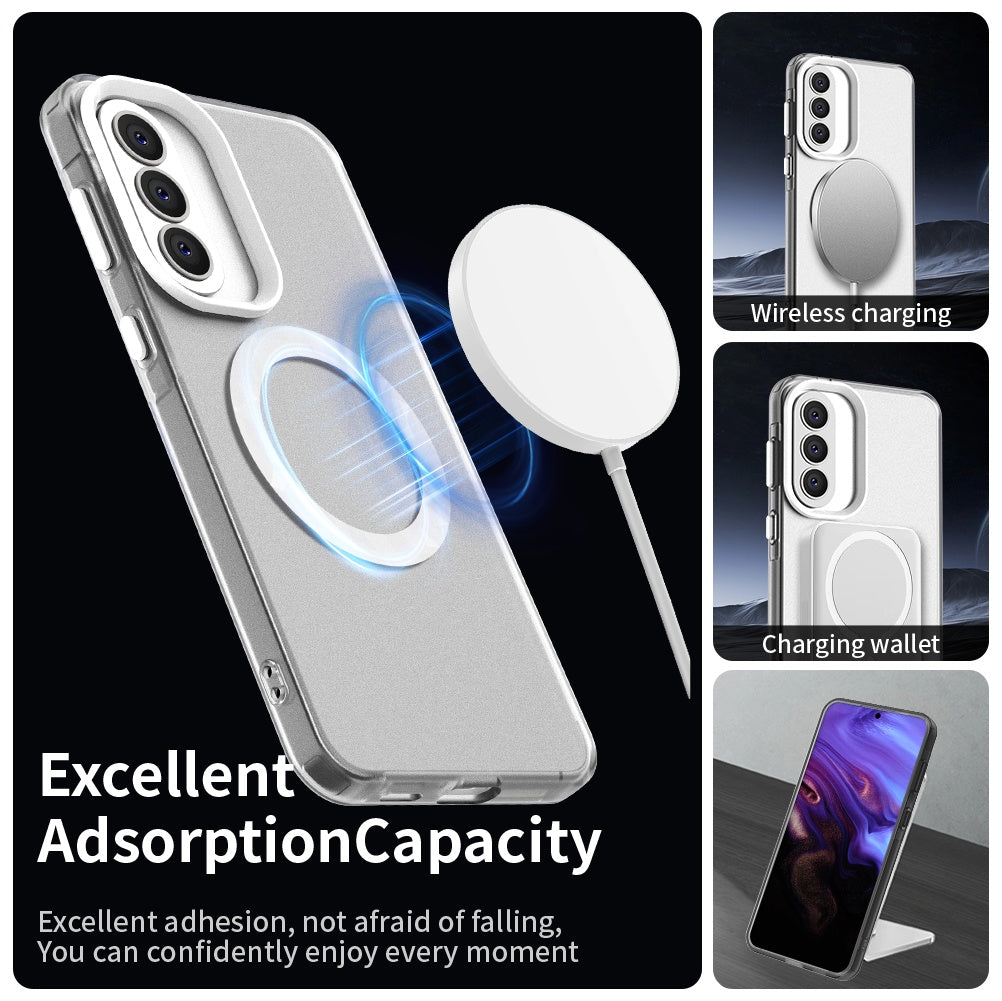 MagSafe-skal för Samsung Galaxy A37 5G, Techsuit, CandyCase, Vit