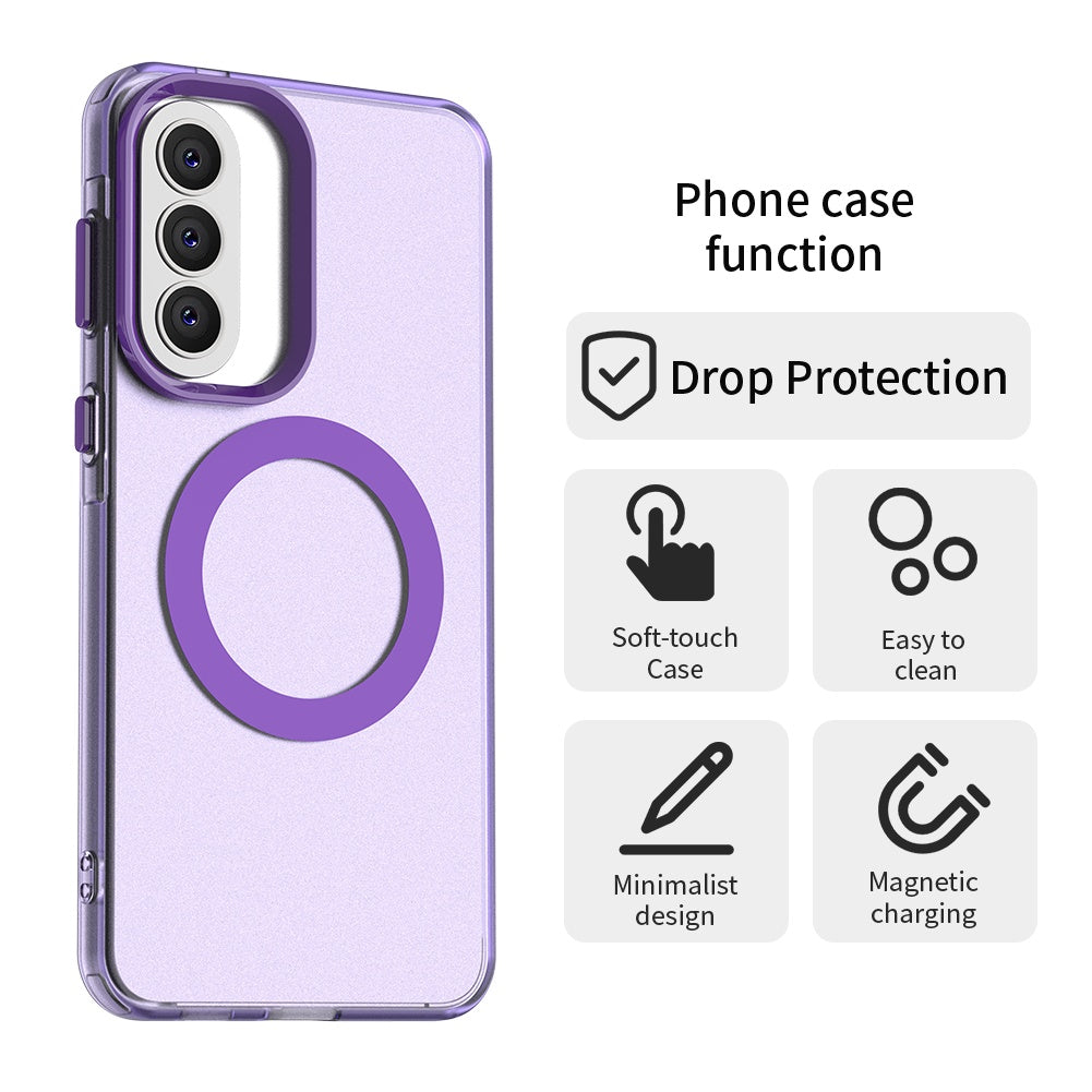 MagSafe-skal för Samsung Galaxy A37 5G, Techsuit, CandyCase, Lila